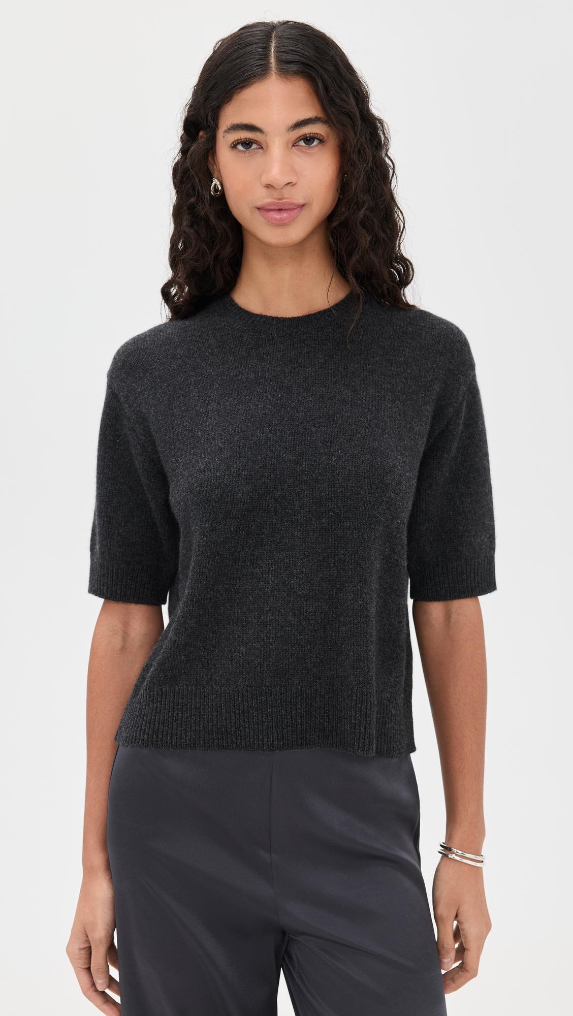 Crop Cashmere Tee by THEORY