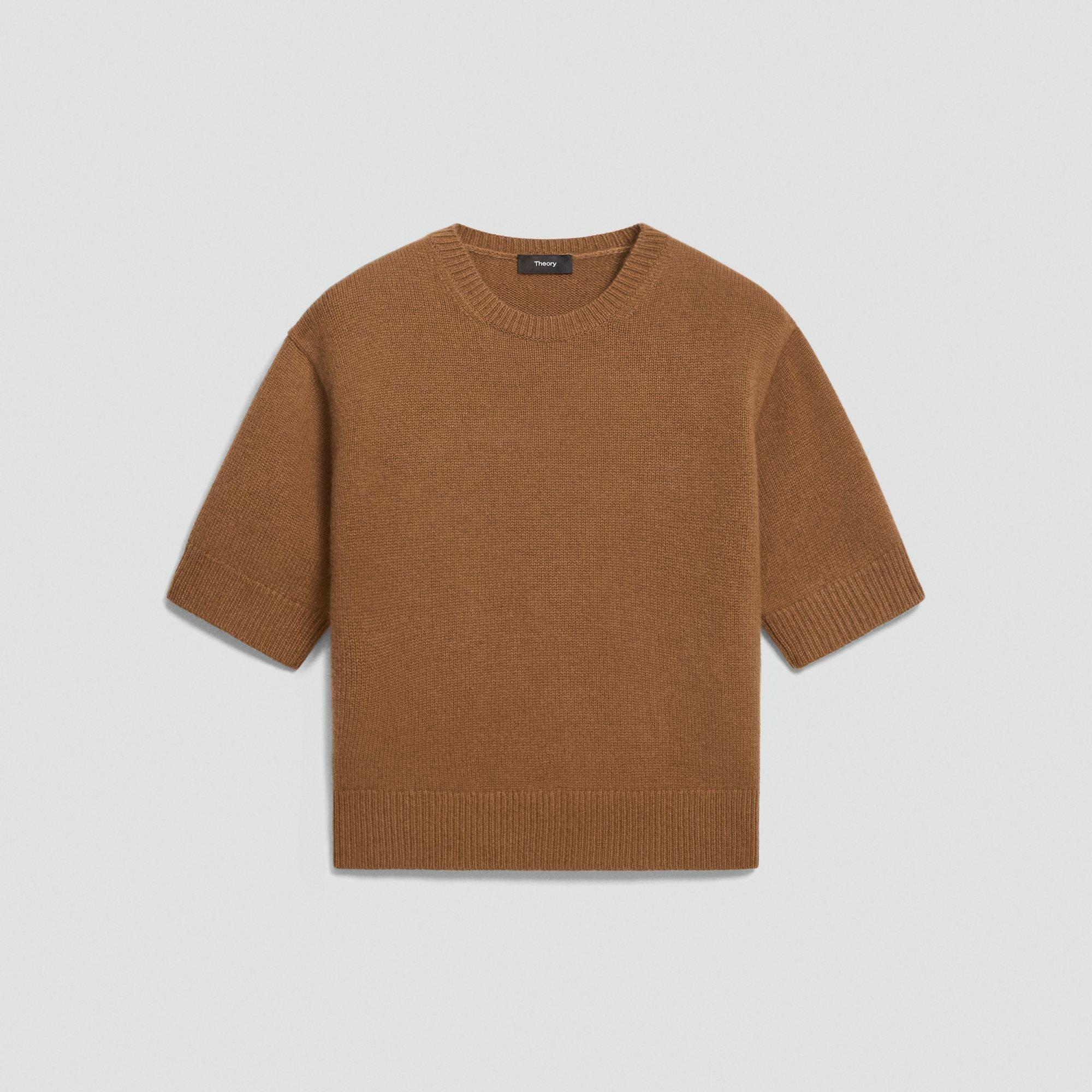 Cropped Tee in Cashmere by undefined