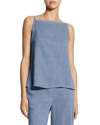 Denim Apron Top by THEORY