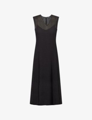Easy Curve Cotton Midi Dress by THEORY