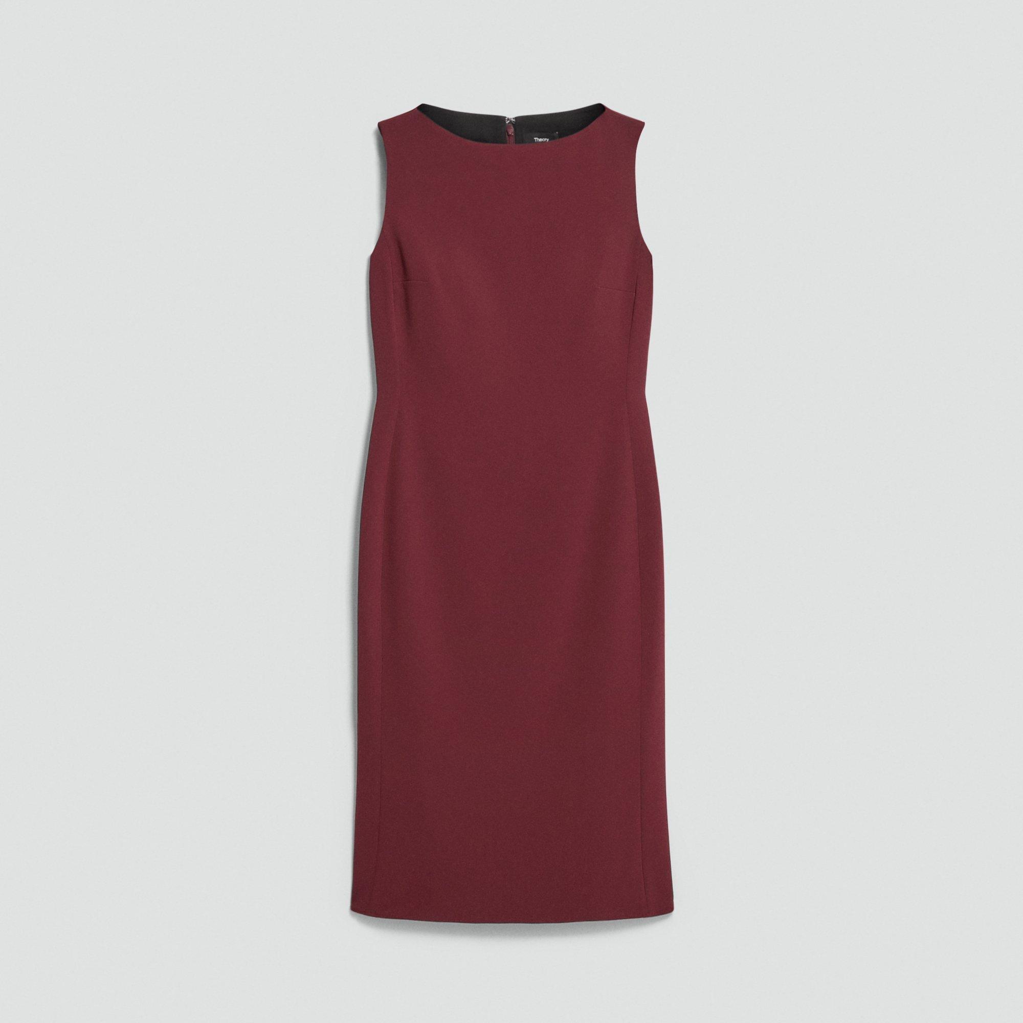 Flared Dress in Admiral Crepe by undefined