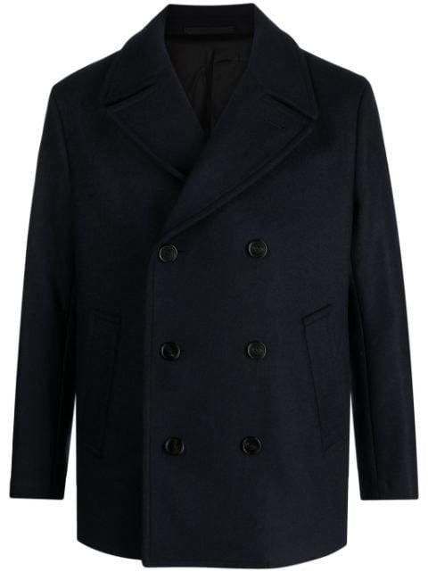 Frederick double-breasted peacoat by THEORY