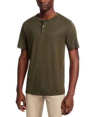 Gaskell Solid Henley by THEORY