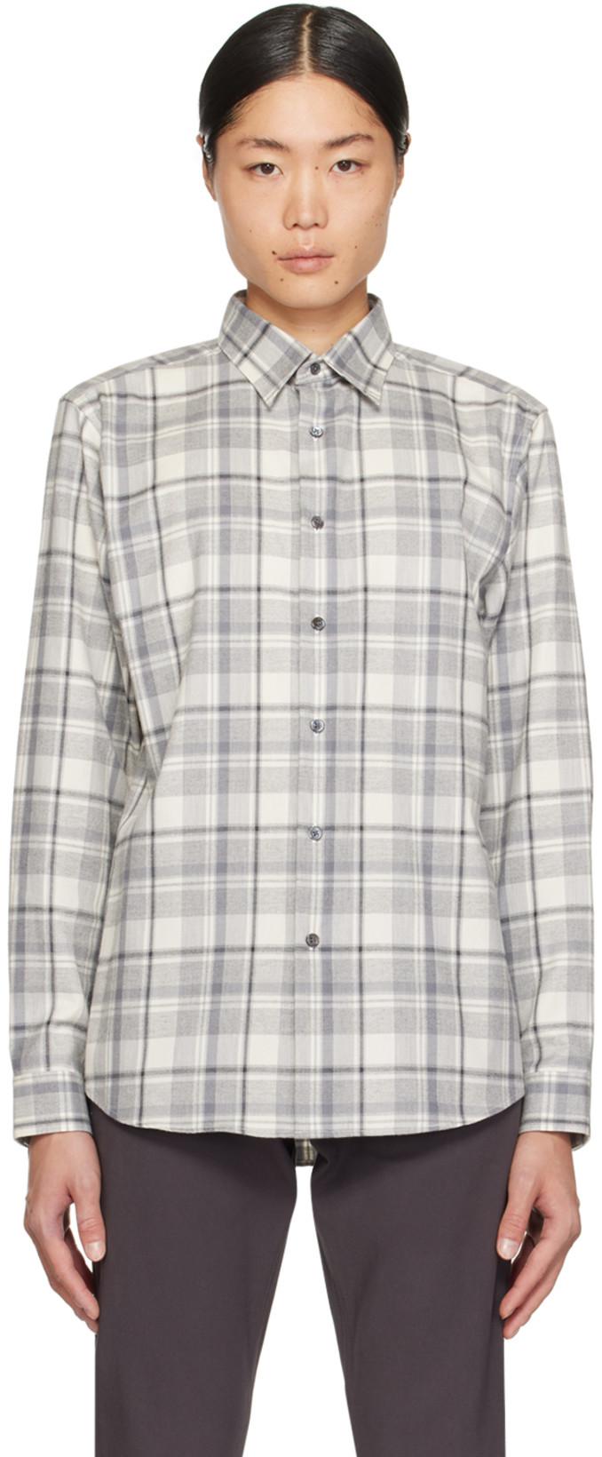 Gray Irving Shirt by THEORY