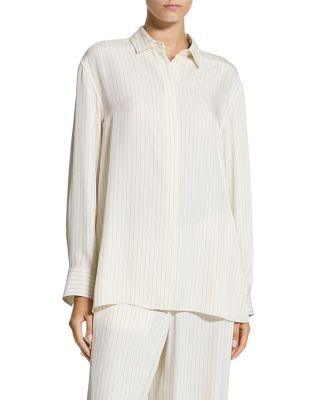 High Low Flounce Shirt by THEORY