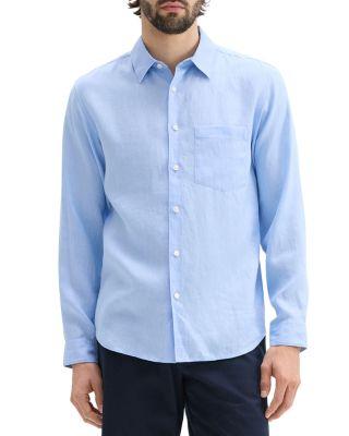 Irving Shirt in Relaxed Linen by THEORY