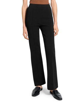 Kick Flare Compact Crepe Pants by THEORY