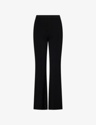 Kick-Flare Stretch-Woven Trousers by THEORY