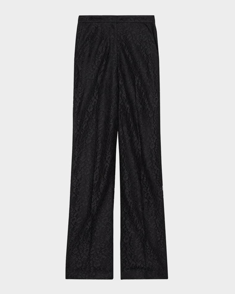 Leopard Lace Clean Pants by THEORY