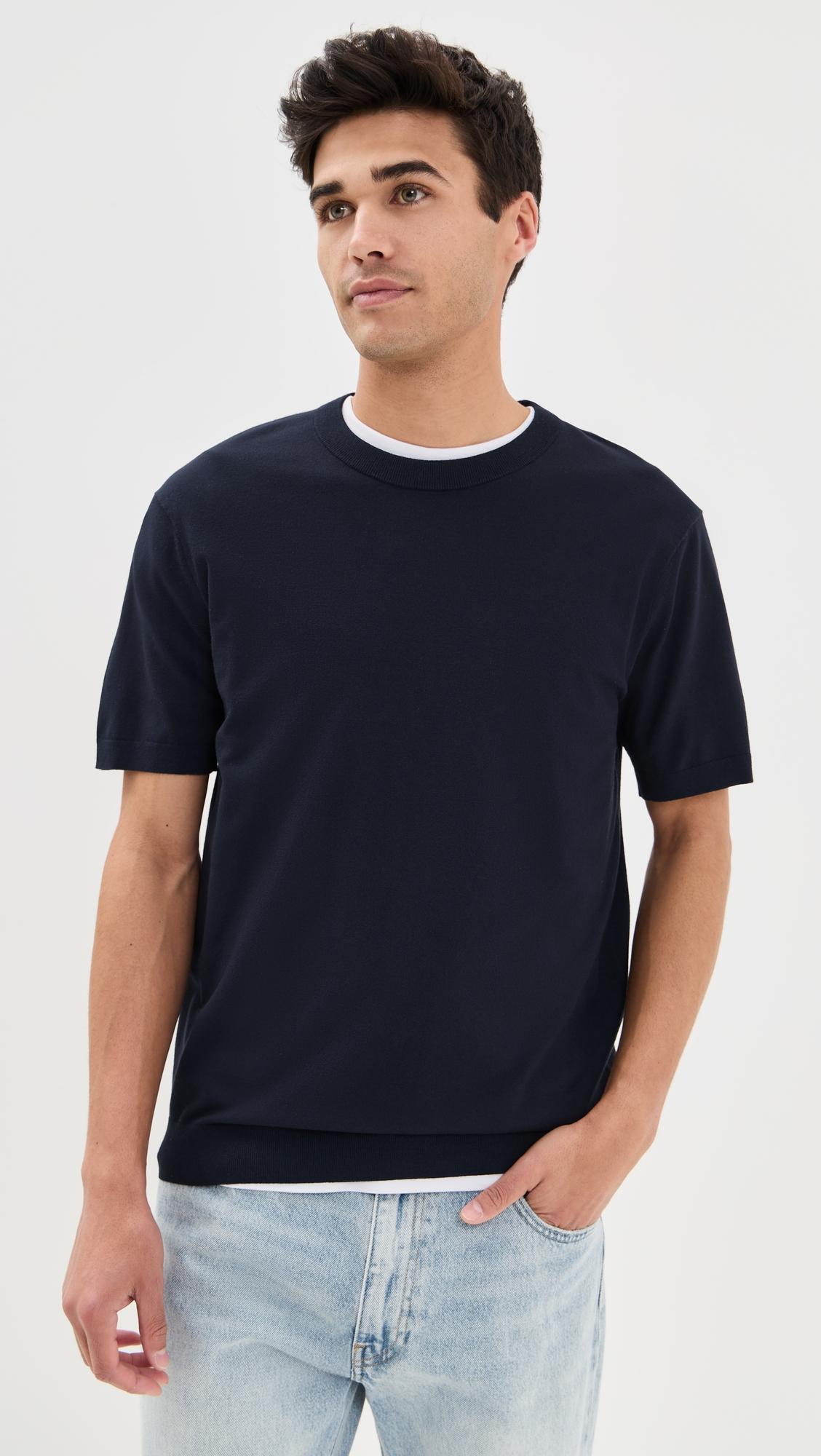 Light Bilen Knit Soris Tee by THEORY