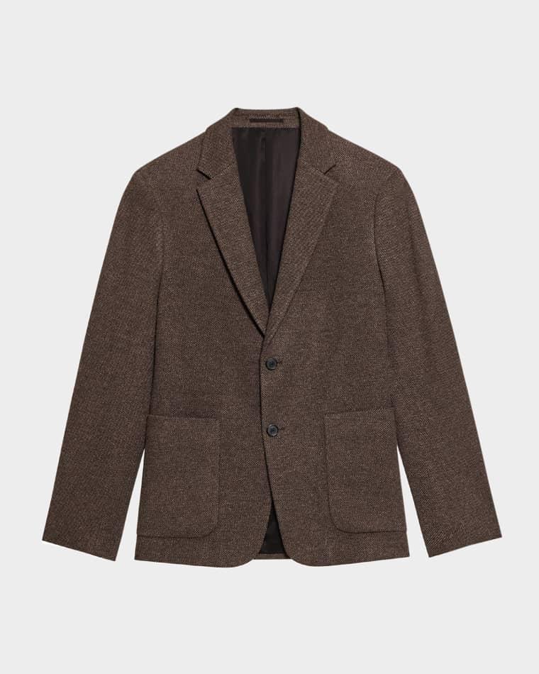Men's Clinton Jacket in City Knit Twill by THEORY