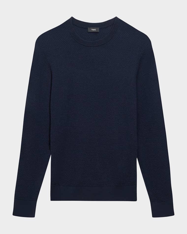 Men's Maden Textured Wool Sweater by THEORY