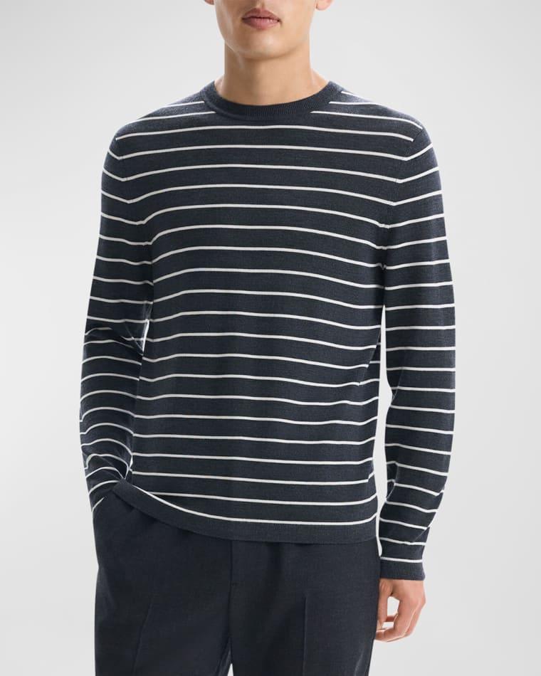 Men's Striped Long-Sleeve T-Shirt by THEORY