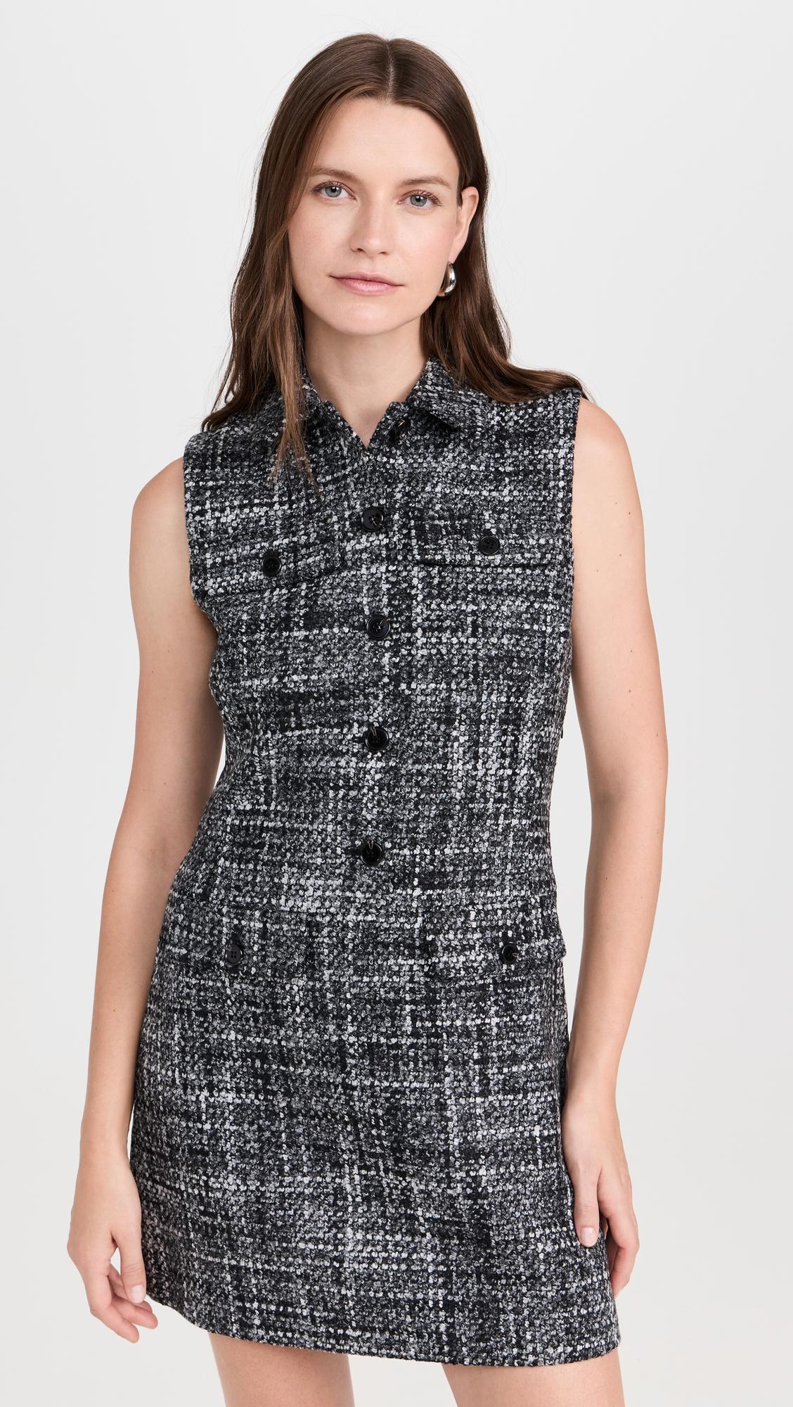 Military Mini Dress by THEORY