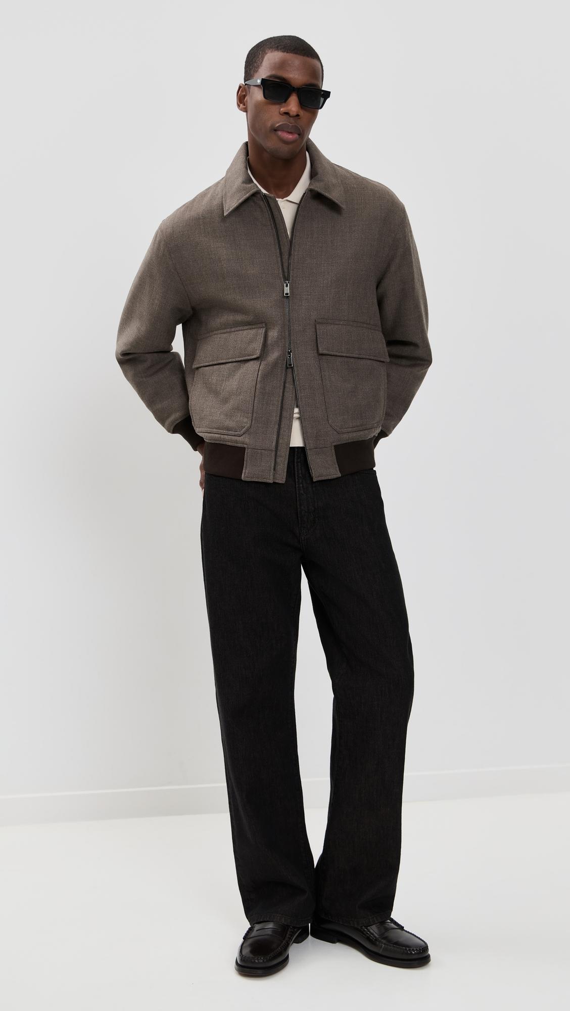 Modern Aviator Jacket in Dapper Roll by THEORY