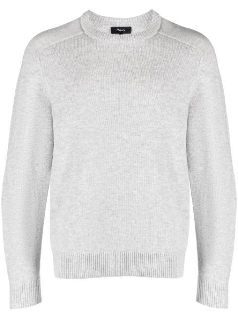 Morlan ribbed wool blend jumper by THEORY