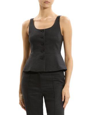 Peplum Vest by THEORY