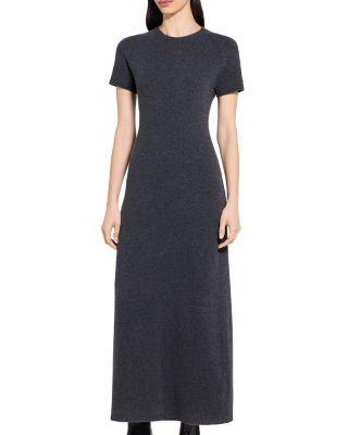 Raglan Sleeve Sweater Dress in Wool Blend by THEORY