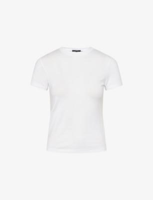 Regular-Fit Short-Sleeves Cotton-Jersey T-Shirt by THEORY