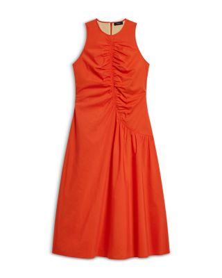 Ruched Sleeveless Dress by THEORY