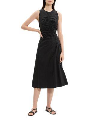 Ruched Sleeveless Dress by THEORY