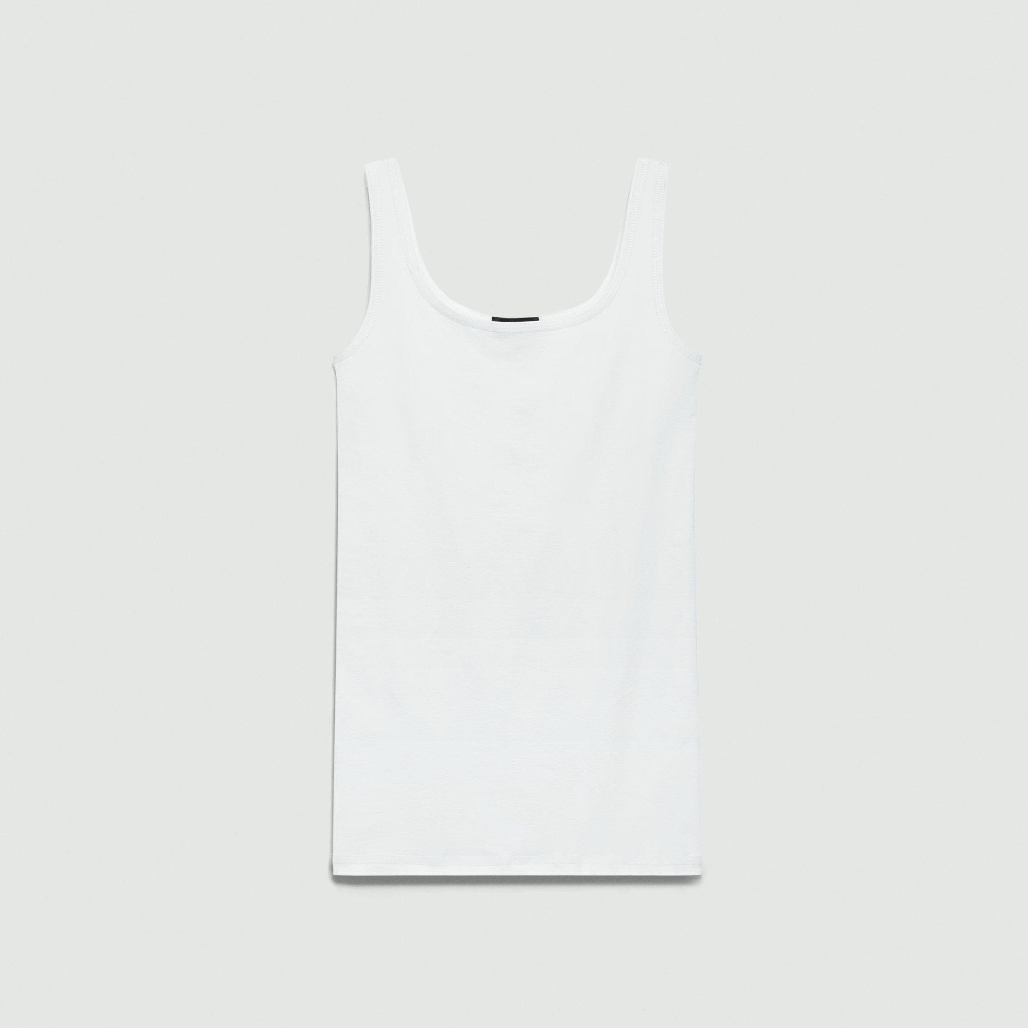Scoop Neck Tank Top in Stretch Nylon by THEORY