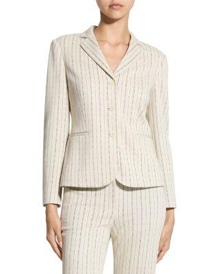 Shrunken Three Button Jacket by THEORY