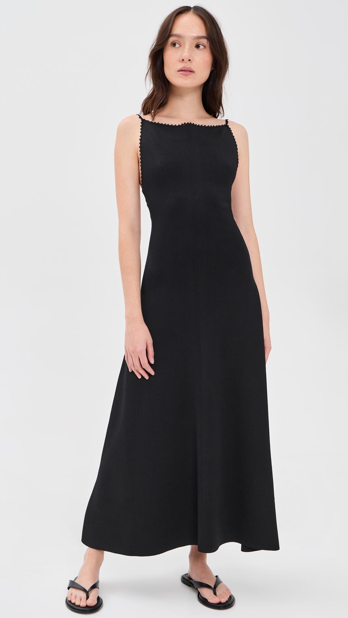 Square Neck Maxi Dress by THEORY