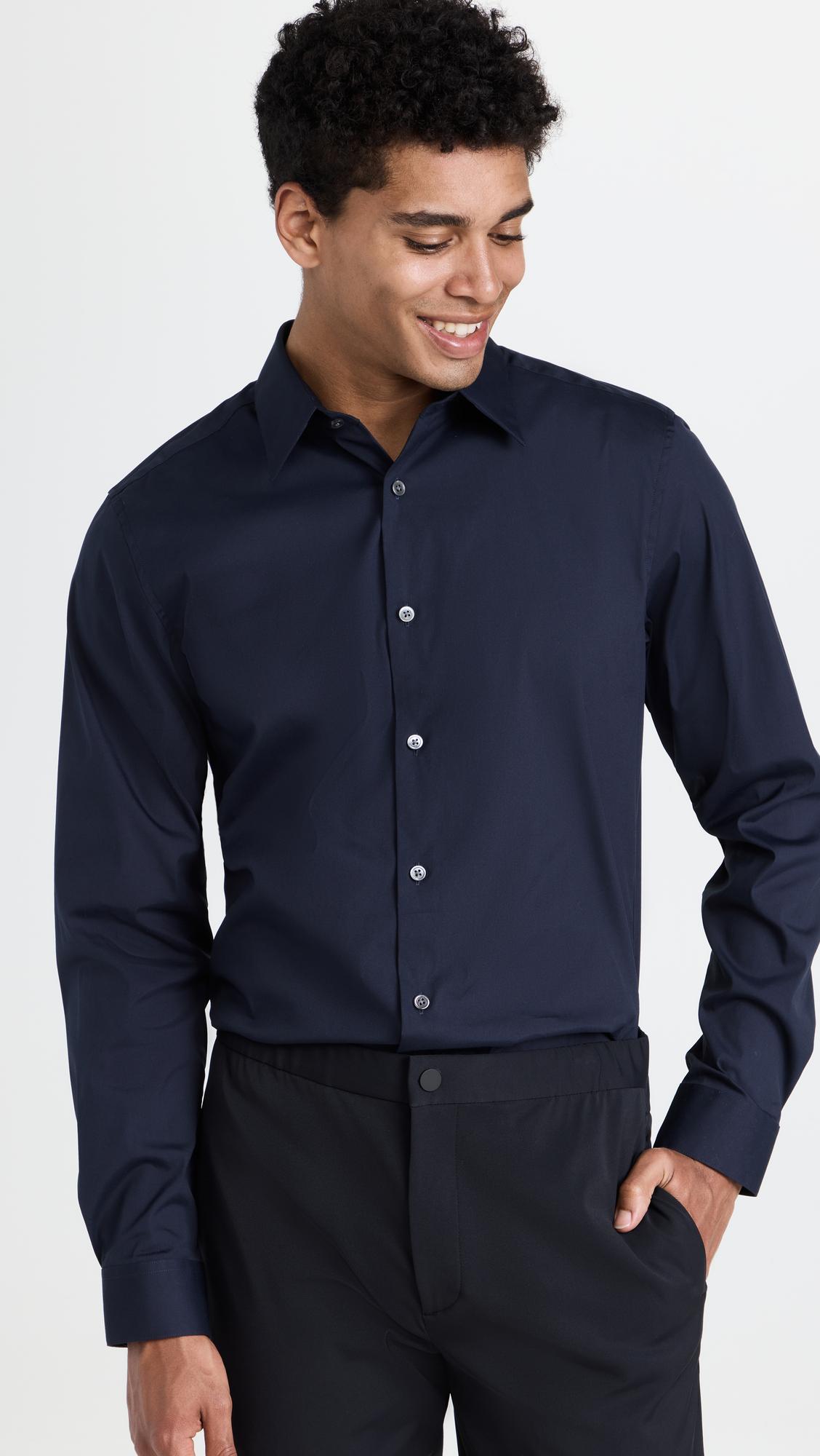 Sylvain Good Cotton Shirt by THEORY