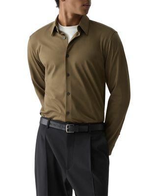 Sylvain Shirt in Structure Knit by THEORY