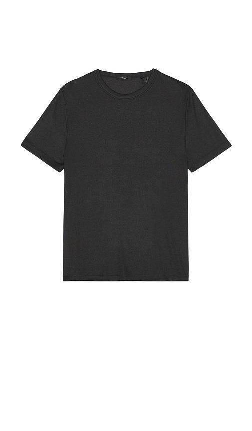 Theory Anemone Essential Tee in Black by THEORY