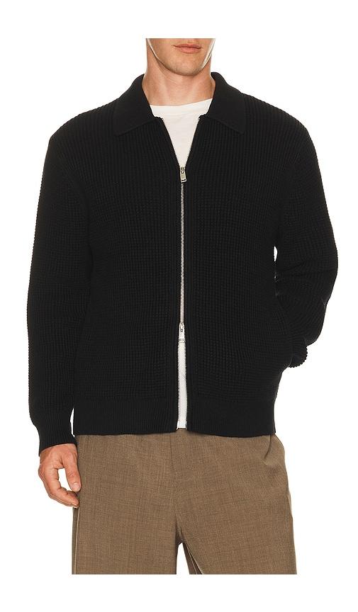 Theory Eco Cashton Gary Full Zip in Black by THEORY