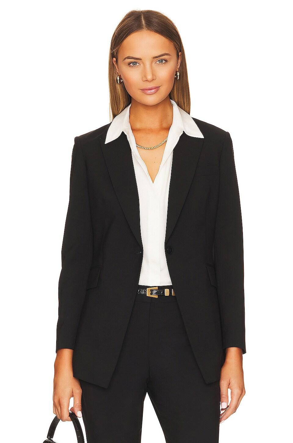 Theory Etiennette Blazer in Black by THEORY