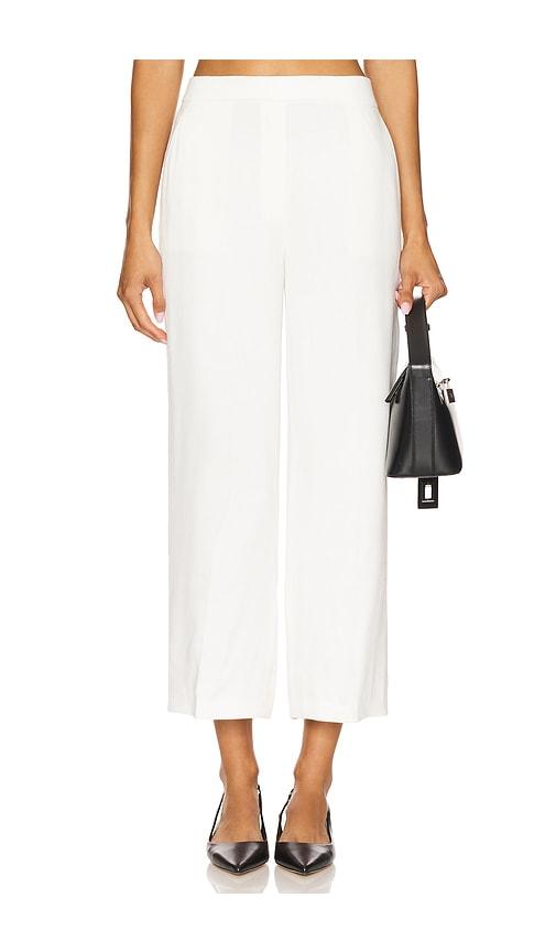 Theory Relax Pull On Pant in Ivory by THEORY