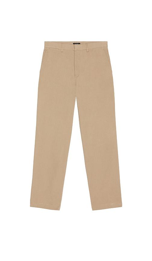 Theory Straight Chino Pant in Brown by THEORY