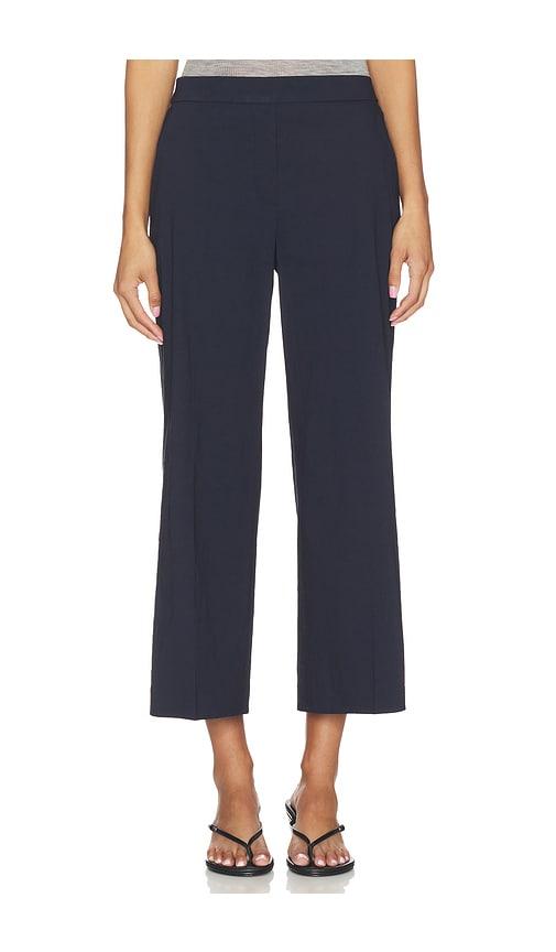 Theory Straight Classic Pant in Navy by THEORY