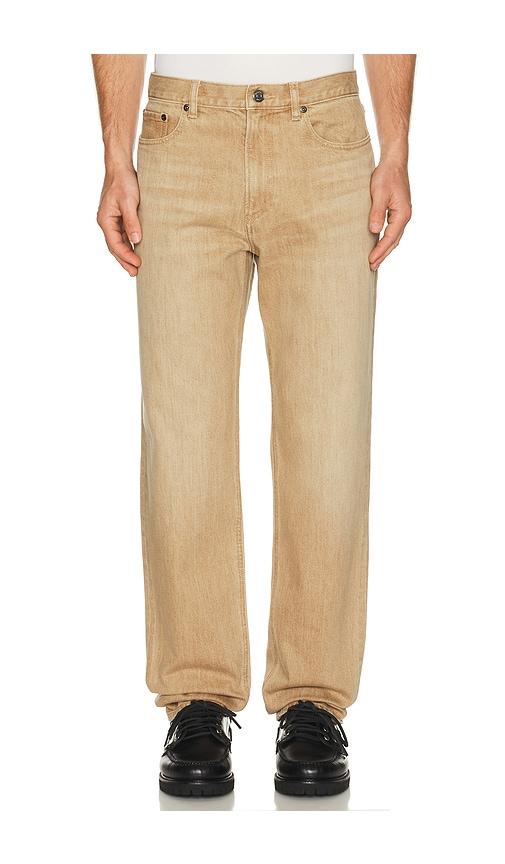 Theory Tinted Standard Jeans in Tan by THEORY