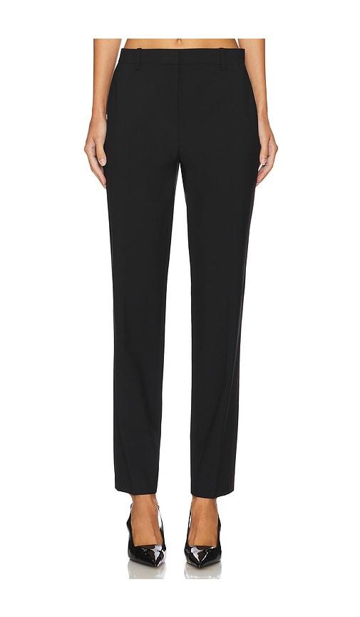 Theory Treeca Full Length Pant in Black by THEORY