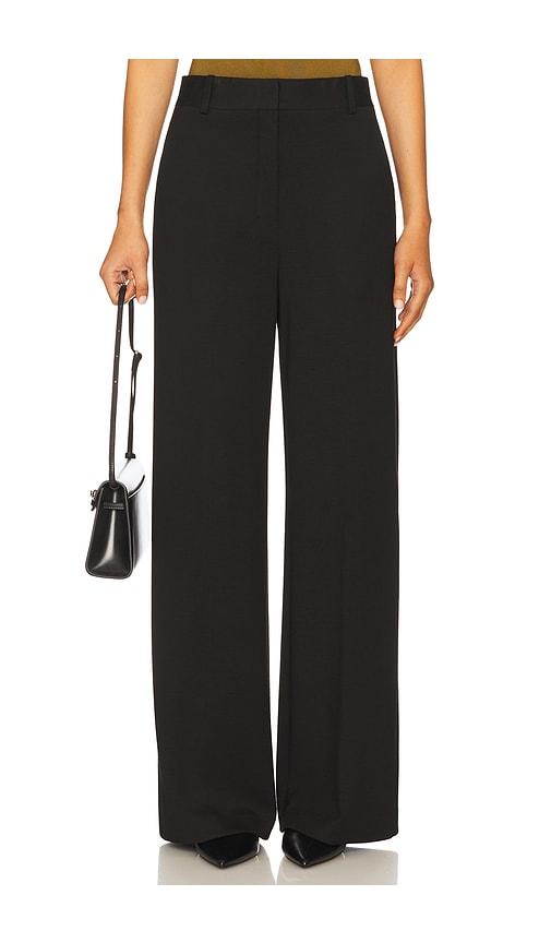 Theory Trouser Pant in Black by THEORY