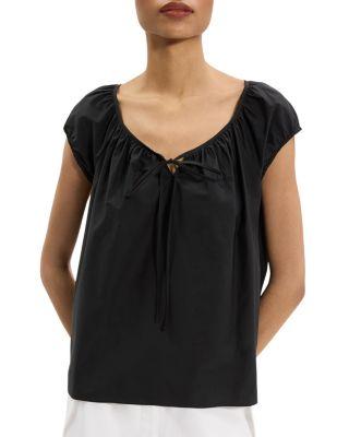 Tie Front Top by THEORY