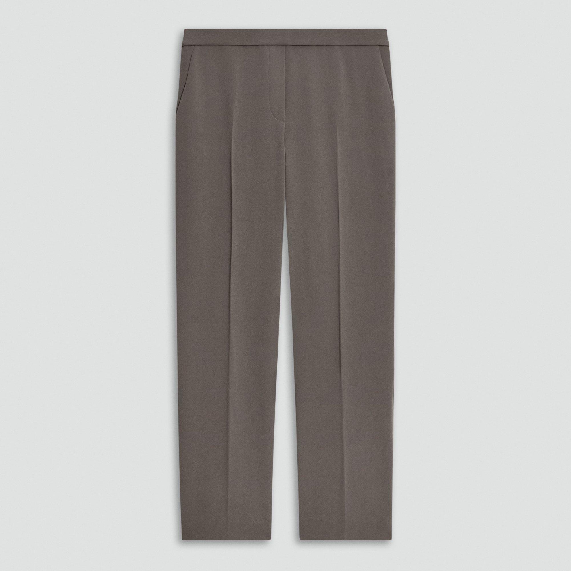 Treeca Pull-On Trousers in Admiral Crepe by THEORY