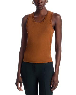 Twist Band Soft Tank Top by THEORY