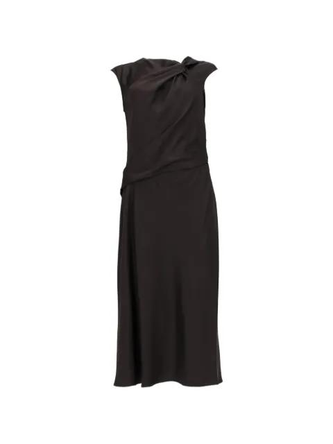 Twist Bodice midi dress by THEORY