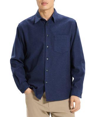 Weekend Long Sleeve Shirt in Spun Flannel by THEORY