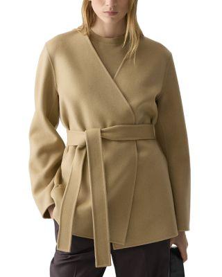 Wool & Cashmere Wrap Jacket by THEORY