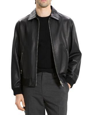 Wyatt Leather Jacket by THEORY