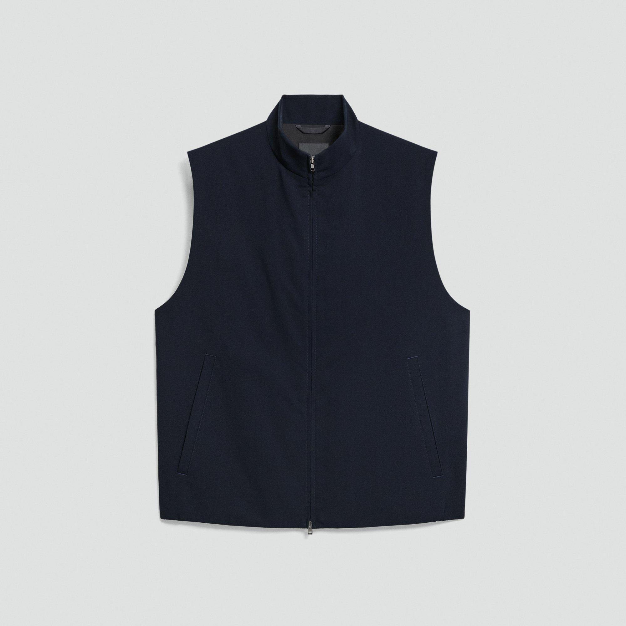 Zip Vest in Motion Wool by THEORY
