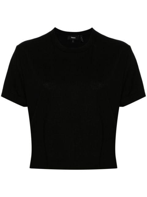 cropped T-shirt by THEORY