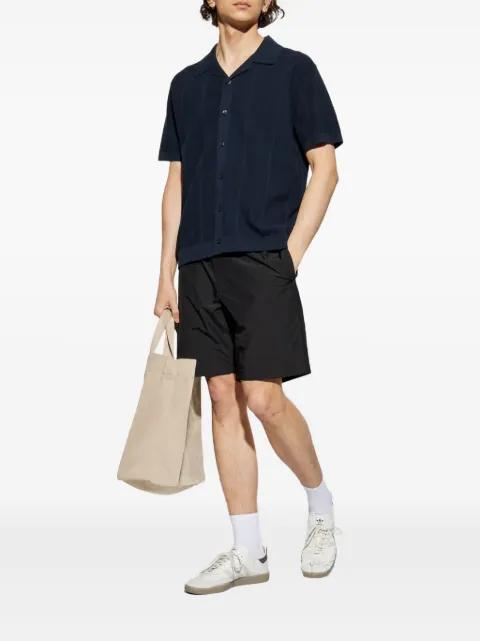 drawstring cotton shorts by THEORY