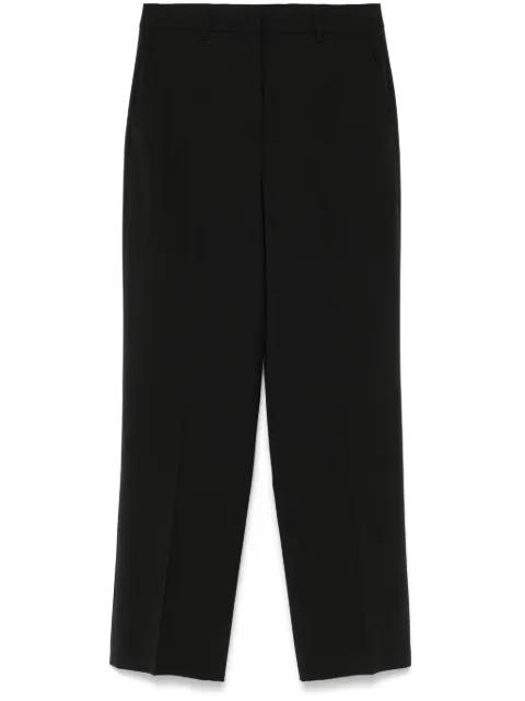 high-waisted straight-leg trousers by THEORY
